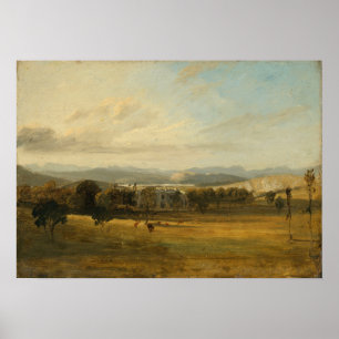 Constable - Schets van Leighton Hall Lancashire Poster