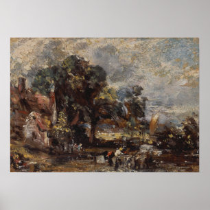 Constable - Schets voor The Haywain Poster
