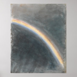 Constable - Sky onderzoek met regenboog Poster