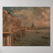 Constable - Somerset House Terrace van Waterloo Poster (Voorkant)