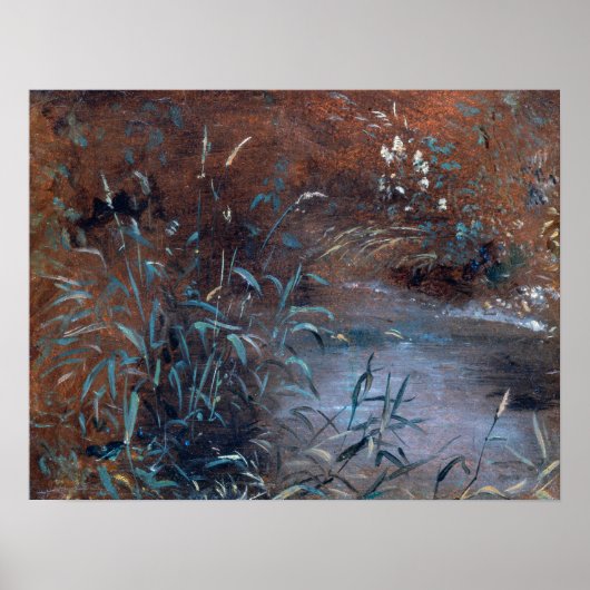 Constable - Spoedt Langs Een Vijver Poster (Voorkant)