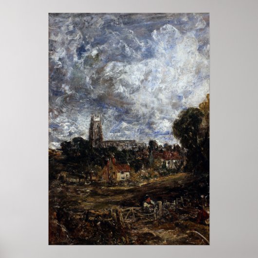 Constable - Stoke-by-Nayland 1836 Poster (Voorkant)