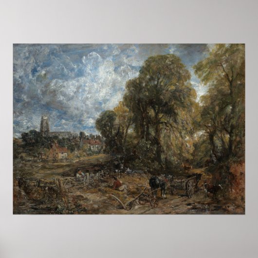 Constable - Stoke-By-Nayland Poster (Voorkant)