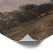 Constable - Studie van een bewolkte hemel Poster (Hoek)