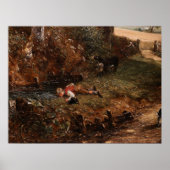 Constable - The Cornfield 1826 Poster (Voorkant)