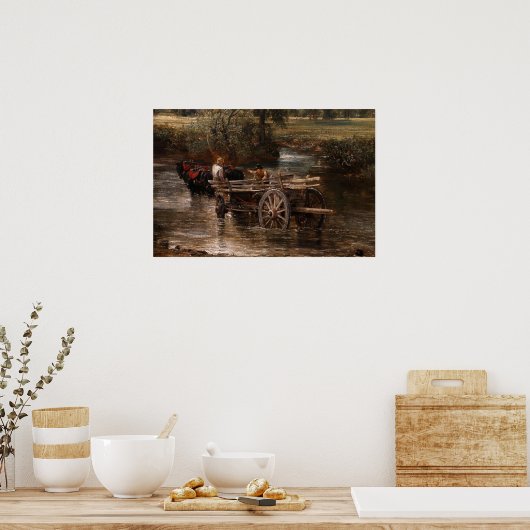 Constable - The Hay Cart 1821 Poster (Keuken)