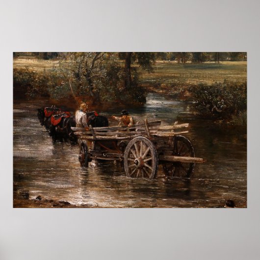 Constable - The Hay Cart 1821 Poster (Voorkant)