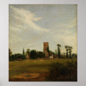 Constable - Tottenham Church 1830 Poster (Voorkant)