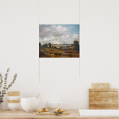 Constable - Uitzicht van dedham uit oost - berghol Poster (Keuken)