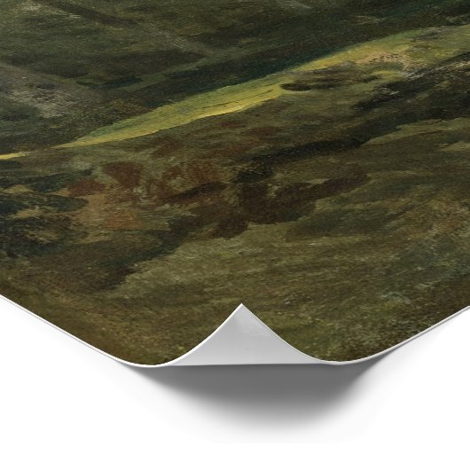 Constable - Uitzicht van een koper Poster (Hoek)