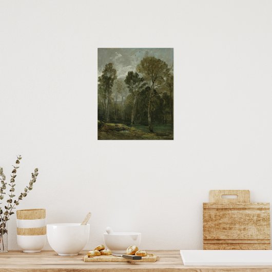 Constable - Uitzicht van een koper Poster (Keuken)