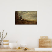 Constable - Waterloo Bridge, gezien vanuit Whiteha Poster (Keuken)