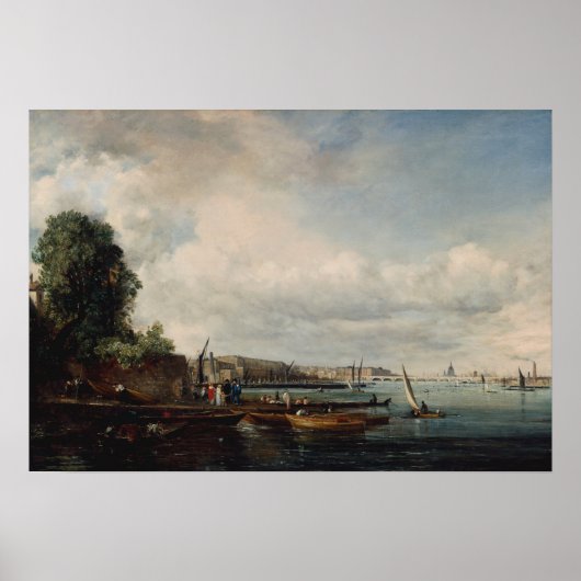 Constable - Waterloorbrug Poster (Voorkant)