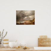 Constable - Weymouth Bay nadert het Storm Poster (Keuken)