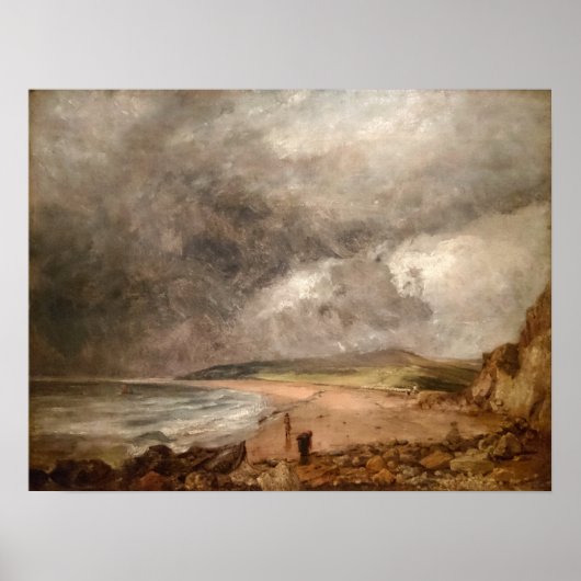 Constable - Weymouth Bay nadert het Storm Poster (Voorkant)