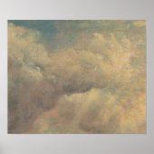 Constable - Wolkenstudie Poster (Voorkant)