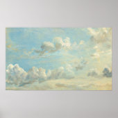 Constable - Wolkenstudie Poster (Voorkant)