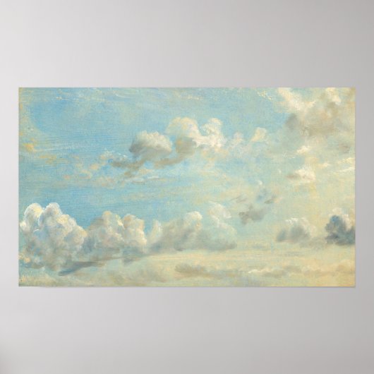 Constable - Wolkenstudie Poster (Voorkant)