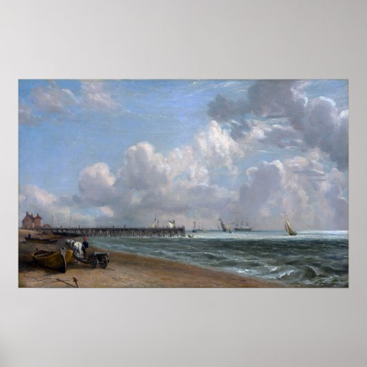 Constable - Yarmouth Jetty Poster (Voorkant)