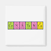 Constança Periodieke Naam Magnet (Voorkant)