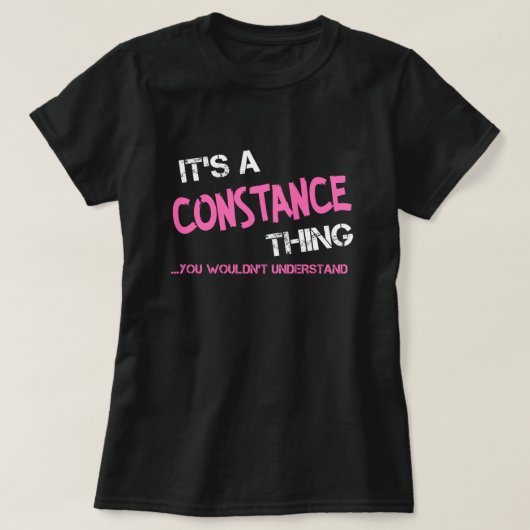 Constance dat je T-Shirt niet zou begrijpen (Design voorkant)