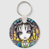 Constance Glas in lood Angel Sleutelhanger (Voorkant)