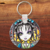 Constance Glas in lood Angel Sleutelhanger (Voorkant)