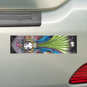Constance Glas in lood Sunset Angel Bumpersticker (Op auto)