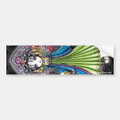 Constance Glas in lood Sunset Angel Bumpersticker (Voorkant)