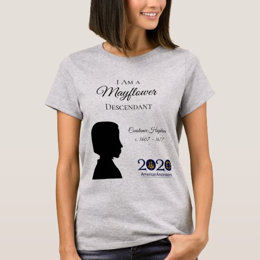Constance Hopkins Mayflower Women's T-Shirt (Voorkant)