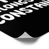 Constance - Mijn hart is van Constance - Love Poster (Hoek)