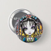 Constance Rainbow Angel Ronde Button 5,7 Cm (Voorkant /achterkant)