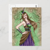 Constance - Steampunk Briefkaart (Voorkant / Achterkant)