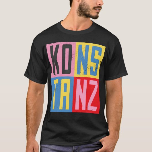 Constance steden ontwerp vriend t-shirt (Voorkant)