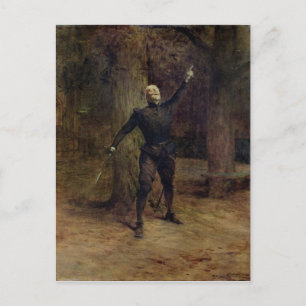 Constant Coquelin als Cyrano de Bergerac Briefkaart