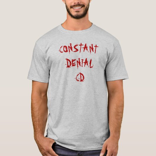 CONSTANT DENIAL CD T-SHIRT (Voorkant)