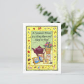 Constant Vriendschap Inspirerend Briefkaart (Staand voorkant)