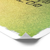 Constante druppelaar maakt een steen uit poster (Hoek)