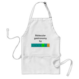Constante periodieke lijstnaam apron standaard schort