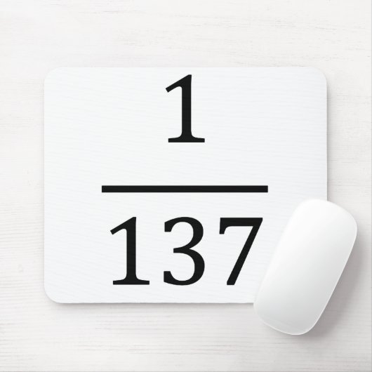 constante van de fijne structuur, uitsluitend gema muismat (Met muis)