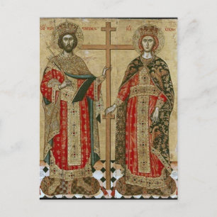 Constantijn en Helen door Emmanuel Tzanes Briefkaart