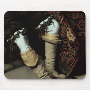 Constantijn Huygens en zijn griffier, 1627 Muismat