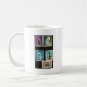 Constantin Brancusi-kunst op postzegels Koffiemok (Links)