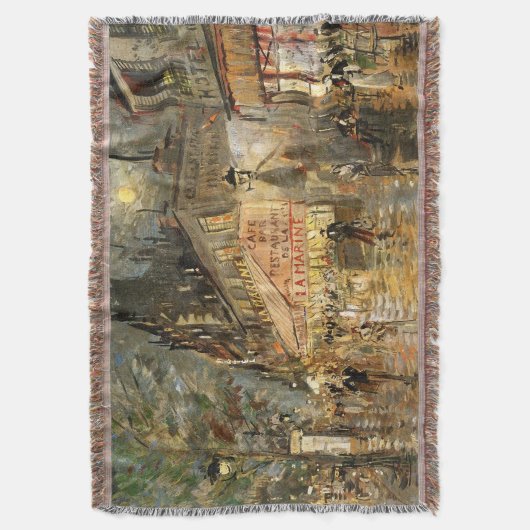 Constantin Korovin: Cafe La Marine, Parijs Deken (Voorkant Verticaal)