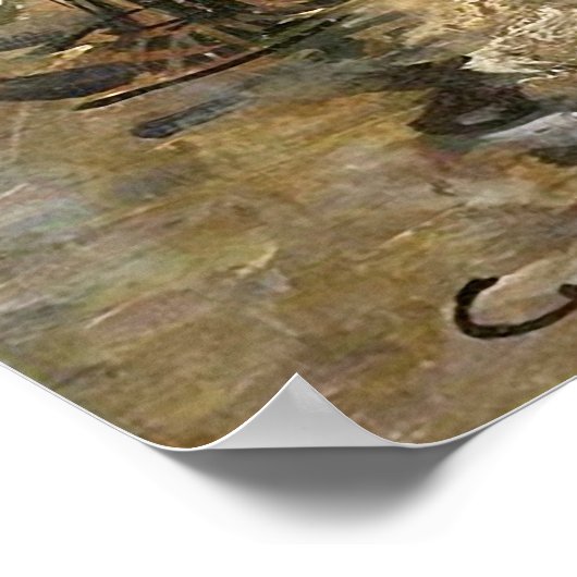 Constantin Korovin: Cafe La Marine, Parijs Poster (Hoek)