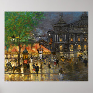 Constantin Korovin: Grote Opera, Parijs Poster