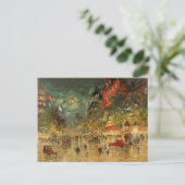 Constantin Korovin: Parijs bij Night Briefkaart (Staand voorkant)