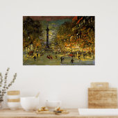 Constantin Korovin: The Square of Bastille, Paris Poster (Keuken)