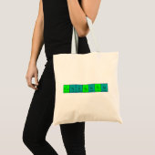 Constantin periodieke tabelnaam canvas tas (Voorkant (product))