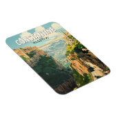 Constantine Algeria Travel Art Vintage Magneet (Rechterzijde)